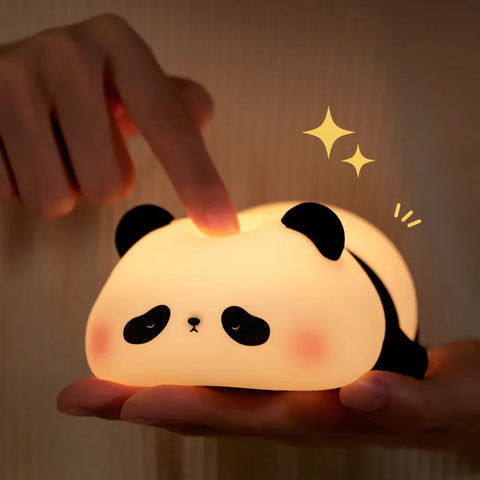Rechargeable Panda Lamp — Night light with soft silicone glow. (Free delivery)
