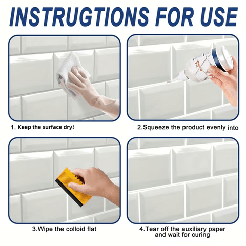 Waterproof Wall & Tiles Gap Filler Repair | "Free Delivery"