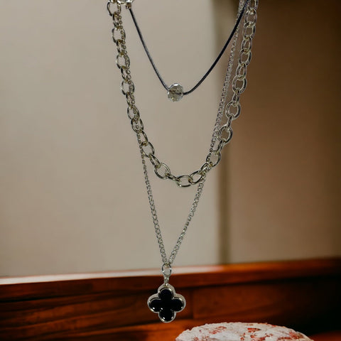 Clover& Chain Pendent 36